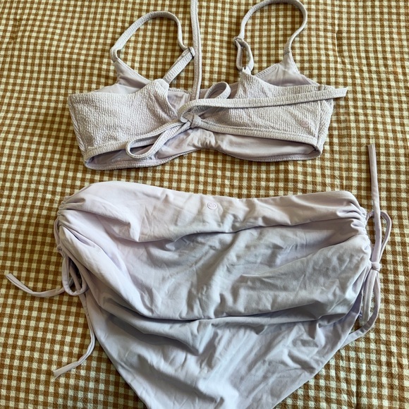 CALIA Lavender Bikini Set with High Waisted Bottoms - Picture 5 of 7